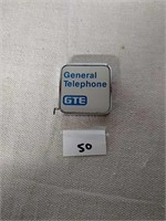 Small GTE General Telephone Tape Measure