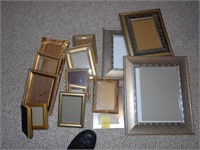 Gold and Silver Picture Frames Assorted