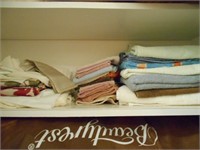 Lot of Towels, Wash cloths and Curtins