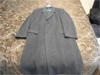 Gray Wool Coat Long