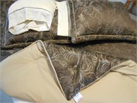 Queen Bedding & Pillows Brown Better Homes Brand