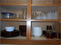Lot of Dish's and Glass Cups and Bowl's
