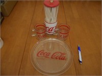 Plastic Coca-Cola Serving Set