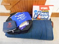 Lot of Miscellaneous with Stadium Seat Cushion