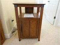Sauder Brand Technology Pier Table with 1 Cabinet
