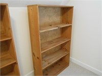 4 Shelf Solid Wood Book Shelf #7