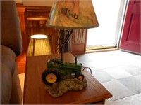 John Deer Lamp with Original Shade