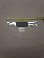 Multitool pocket knife, stainless steel