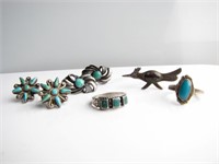 Silver and Turquoise Jewelry