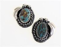 Patricia Platero Sterling, Turquoise Earrings