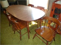 Maple Table & 6 Chairs