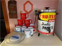 Tru Test Coffee Maker, HLG Cups & Plates, etc