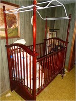 Baby Bed, Like New, Mobile and Bedding
