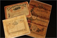 1881 Railway Stock Certificate
