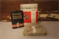 Willoughby Taylor Tobacco Tin & El Producto Tin