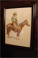 Remington Arizona Cowboy Print