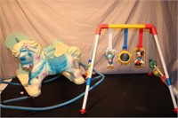 Vintage Baby Toys - Wonderhorse & Disney Gym