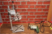 Benchtop Drill Press and Drill