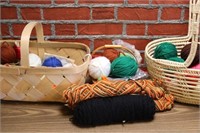Yarn & Baskets Lot
