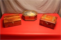 Three Jewelry Boxes