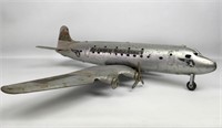 Marx Pan AM DC-4 Pressed Steel Toy Airplane