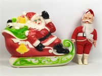 1970's Santa Claus Decorations