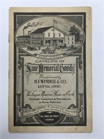 Catalog of Fine Memorial Goods 1920's