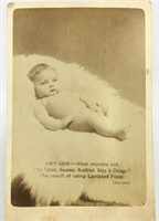 Advertising Cabinet Card / Photo