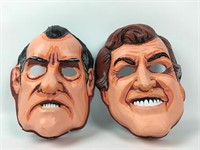 Ted Kennedy & Richard Nixon Masks