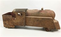 1930's Marx Ride On Train Pressed Steel Toy