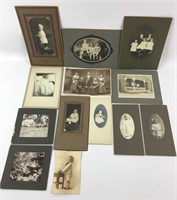 Vintage Cabinet Cards Photos, c. 1870-90