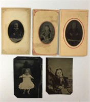 Antique Tintype Photographs, Children (5)