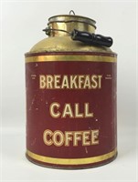 Vintage Breakfast Call Coffee 5lb Tin