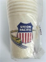 Vintage NOS Union Pacific Railroad Hot Cups, 50