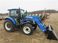 2016 NH T4.75 MFWD Tractor w/655TL loader