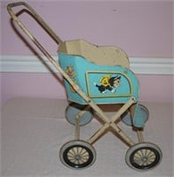 Metal Child's Doll Carriage