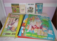 9 Items - 4 Giant Coloring Books / 4 Books -