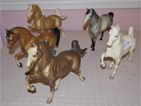 5 Vintage Breyer Horses - 3 American Saddle Bred/