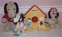 4 Items - Snoopy Snowcone Maker/ Snoopy Plush Doy