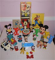 Box Lot of Misc. Unmatched Mickey Mouse Items