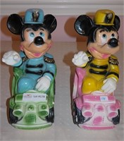 2 Chalk Mickey Mouse Banks