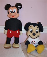 2 Items - Baby Mickey Mouse Plush Toy & Mickey