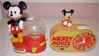2 Items - Mickey Mouse Clock Radio/Mickey Mouse