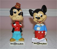 2 Items - Mickey Mouse & Goofy Bobble Heads