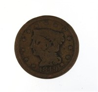 1849 Copper Large Cent