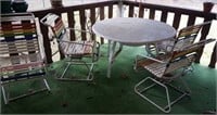 Patio Table w/ 4 Chairs