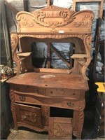 Carved Wood Buffet