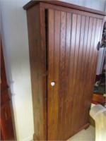 Shiplap Door Pine Flat Wall Cabinet - Custom Made