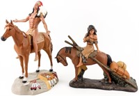 Lot of Ceramic Native American Figurines
