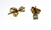 14kt Gold Brilliant .35 ct Diamond Stud Earrings